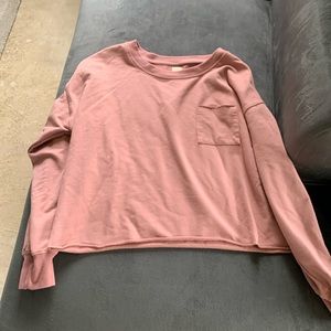 Crop Crewneck Sweater